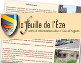 La feuille de l'Eze est une lettre d'information de la commune de La Tour d'Aigues.